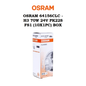OSRAM 64156CLC - H3 70W 24V PK22S FS1