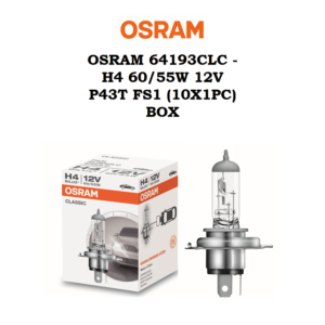 OSRAM 64193CLC - H4 60/55W 12V P43T FS1