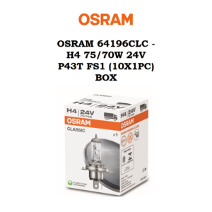 OSRAM 64196CLC - H4 75/70W 24V P43T FS1