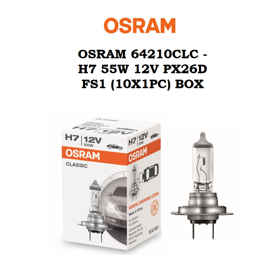 OSRAM 64210CLC - H7 55W 12V PX26D FS1
