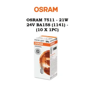 OSRAM 7511 - 21W 24V BA15S (1141)